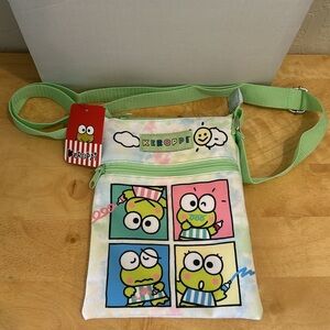 Keroppi Crayon Passport Crossbody Bag